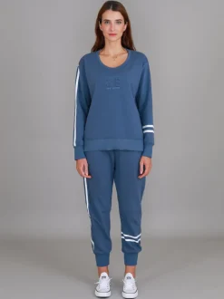 3rd Story Jamie Two-Stripes Print Sweatshirt< Sweatshirts|Sweatshirts