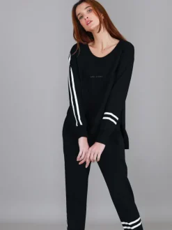 3rd Story Jamie Two-Stripes Print Sweatshirt< Sweatshirts|Sweatshirts