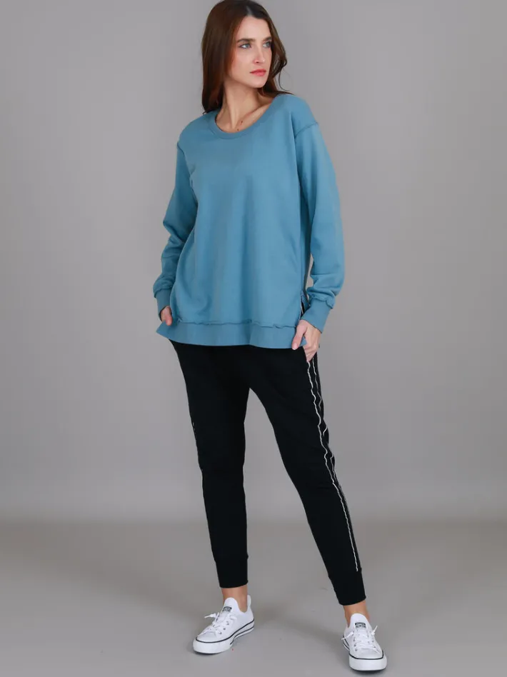 3rd Story Jasmine Side Zip Sweatshirt< Sweatshirts|Sweatshirts