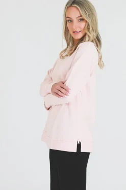 3rd Story Jasmine Side Zip Sweatshirt< Sweatshirts|Sweatshirts