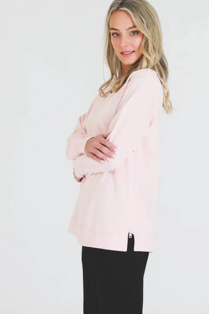 3rd Story Jasmine Side Zip Sweatshirt< Sweatshirts|Sweatshirts