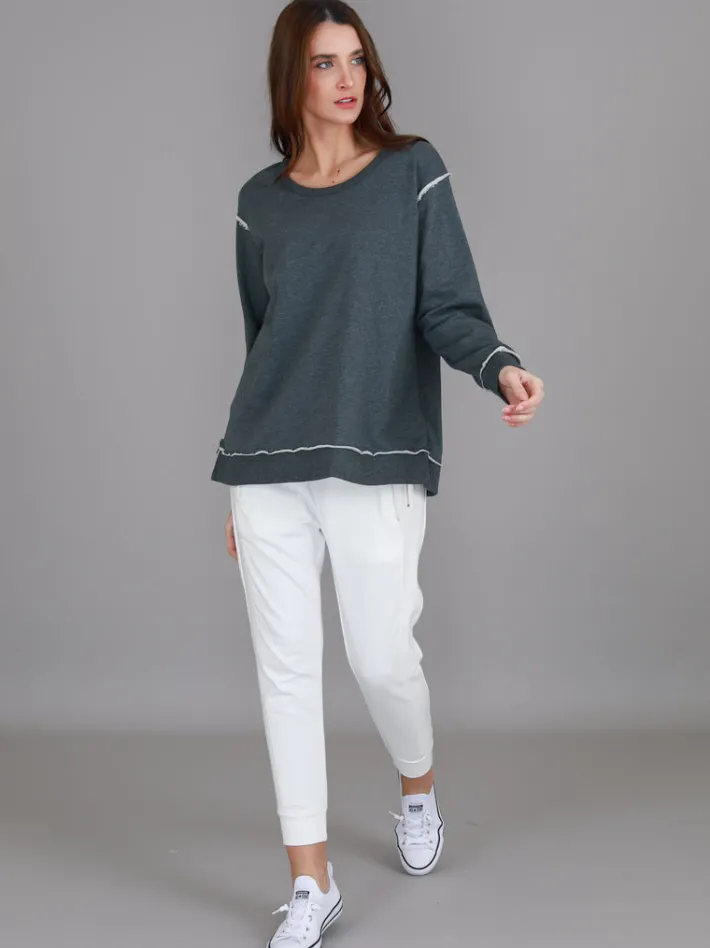 3rd Story Jasmine Side Zip Sweatshirt< Sweatshirts|Sweatshirts