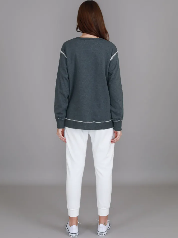 3rd Story Jasmine Side Zip Sweatshirt< Sweatshirts|Sweatshirts