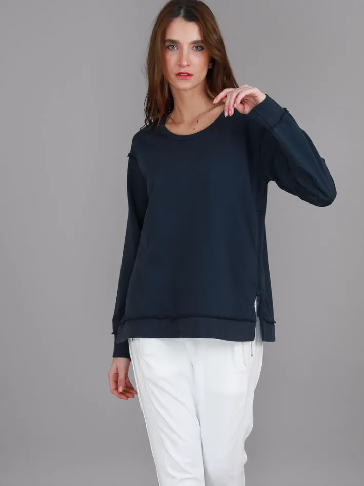 3rd Story Jasmine Side Zip Sweatshirt< Sweatshirts|Sweatshirts