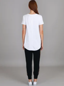 3rd Story Jill Gold Star with Stripes T Shirt< Short Sleeves