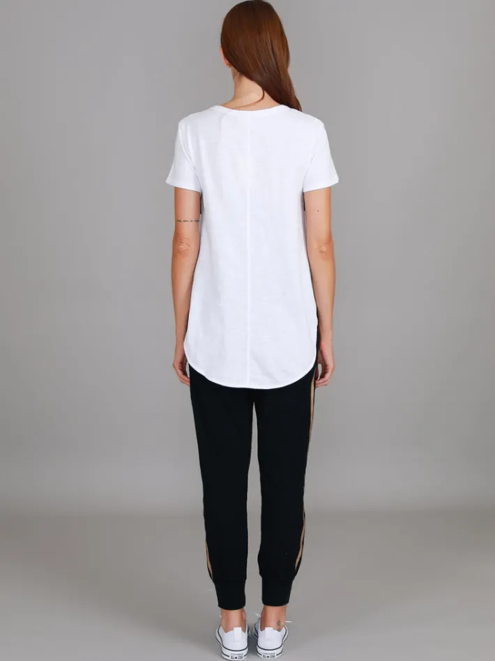 3rd Story Jill Gold Star with Stripes T Shirt< Short Sleeves