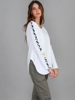 3rd Story Junee Banded Leopard Long Sleeve T Shirt< Long Sleeves