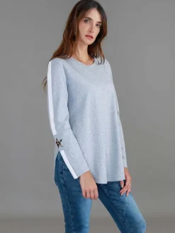 3rd Story Junee Banded Star Long Sleeve T Shirt< Long Sleeves