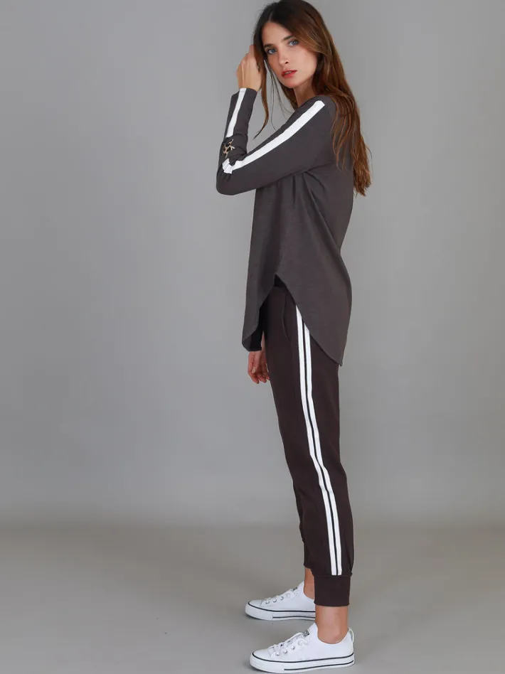 3rd Story Junee Banded Star Long Sleeve T Shirt< Long Sleeves