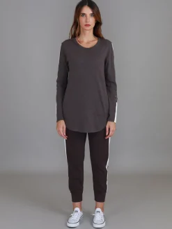 3rd Story Junee Banded Star Long Sleeve T Shirt< Long Sleeves