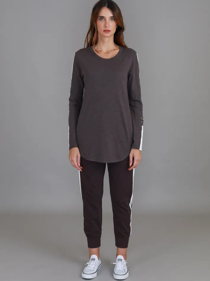 3rd Story Junee Banded Star Long Sleeve T Shirt< Long Sleeves