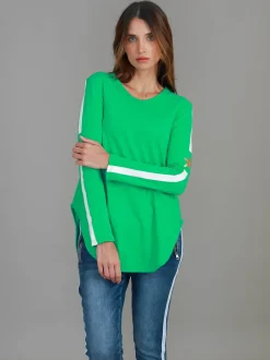 3rd Story Junee Curved Hem T Shirt< Long Sleeves