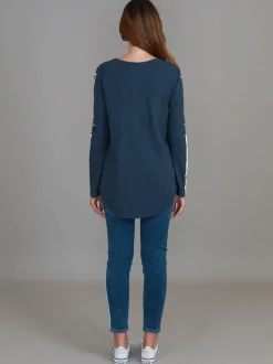 3rd Story Junee Curved Hem T Shirt< Long Sleeves