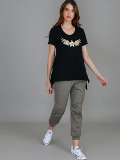 3rd Story Kassy Winged Star S/S Tee< Short Sleeves