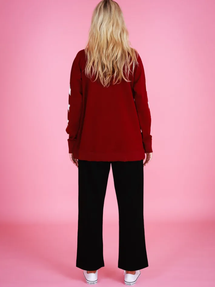 3rd Story Kate Leopard Print Star Sweatshirt< Sweatshirts|Sweatshirts