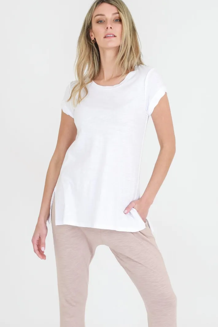 3rd Story Kelly Rolled Sleeve T Shirt< Short Sleeves