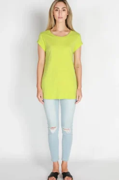 3rd Story Kelly Rolled Sleeve T Shirt< Short Sleeves