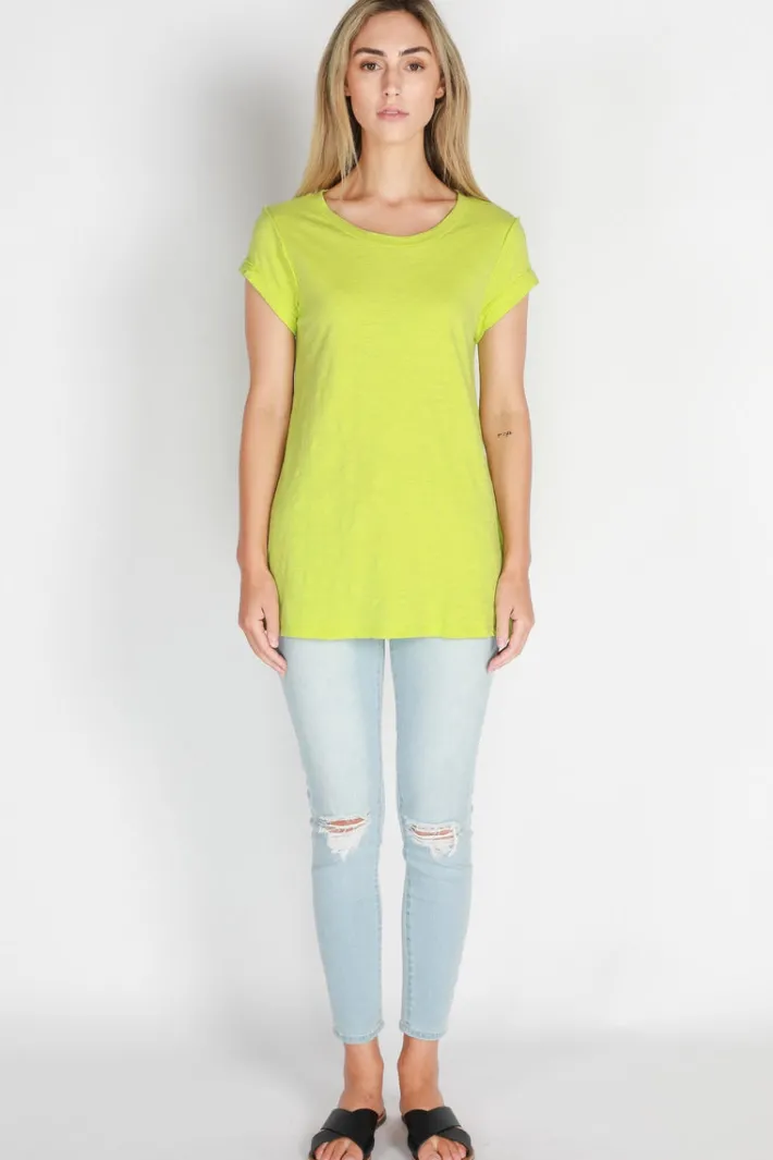 3rd Story Kelly Rolled Sleeve T Shirt< Short Sleeves
