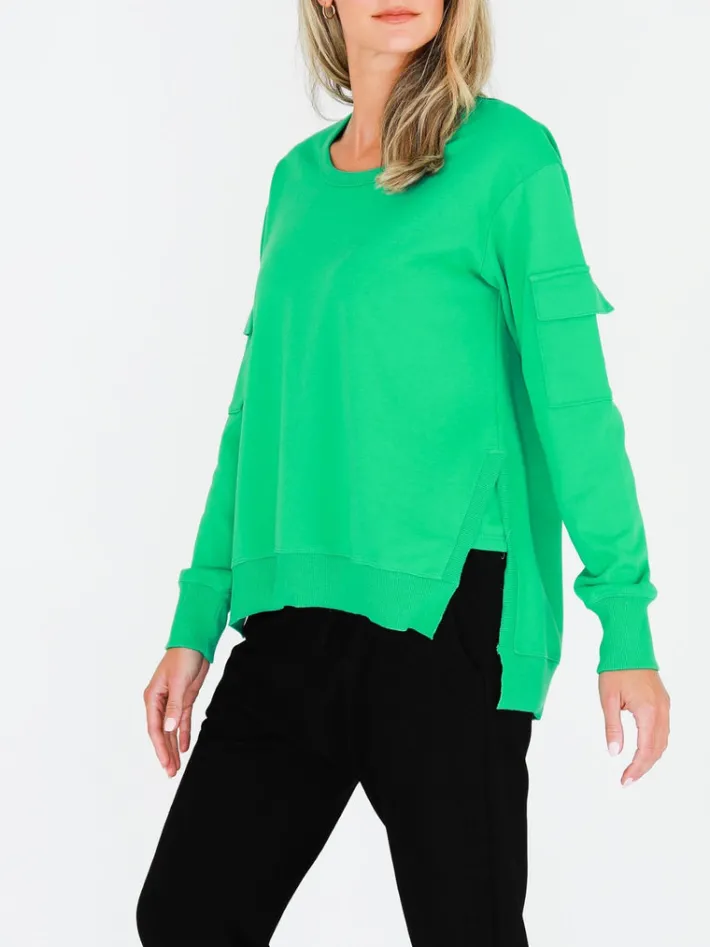 3rd Story Kingscote Pocket Crewneck Sweatshirt< Sweatshirts|Sweatshirts