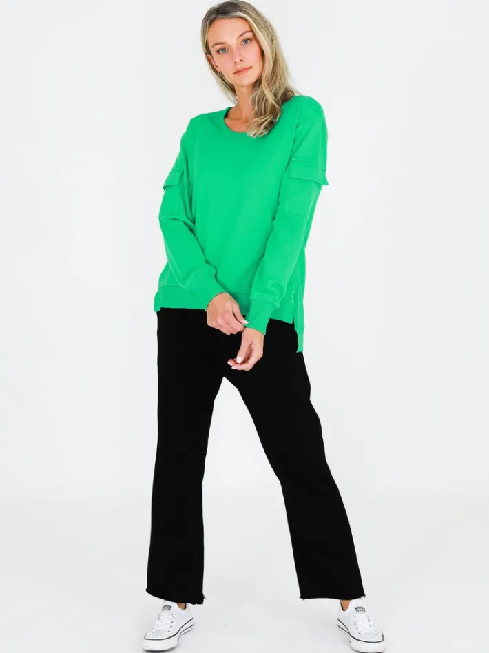 3rd Story Kingscote Pocket Crewneck Sweatshirt< Sweatshirts|Sweatshirts