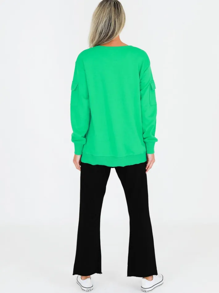 3rd Story Kingscote Pocket Crewneck Sweatshirt< Sweatshirts|Sweatshirts