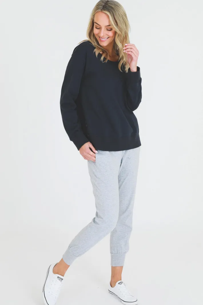 3rd Story Layla Side Split Sweatshirt< Sweatshirts|Sweatshirts