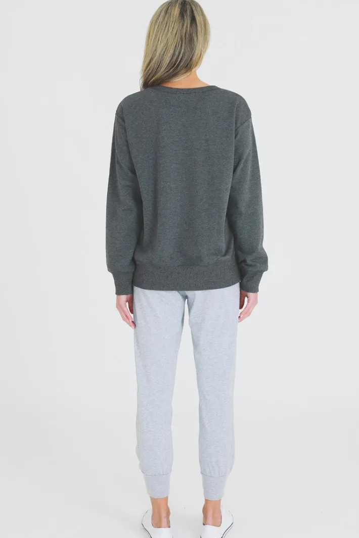 3rd Story Layla Side Split Sweatshirt< Sweatshirts|Sweatshirts