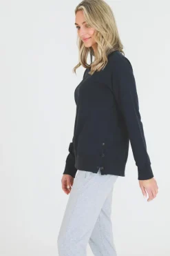3rd Story Layla Side Split Sweatshirt< Sweatshirts|Sweatshirts