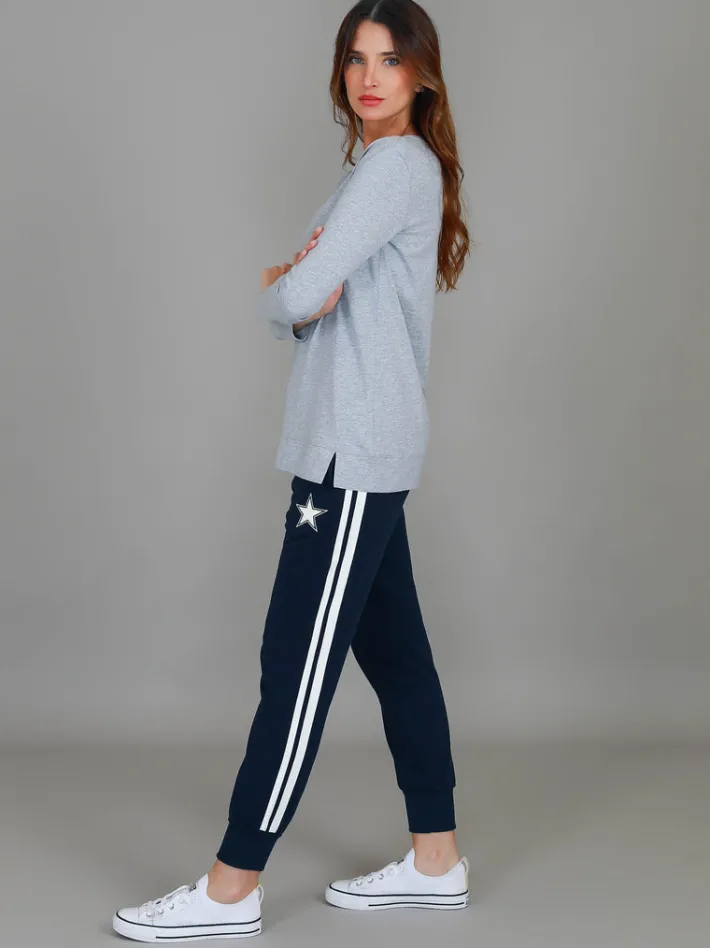 3rd Story Leah V Neck T Shirt< Long Sleeves