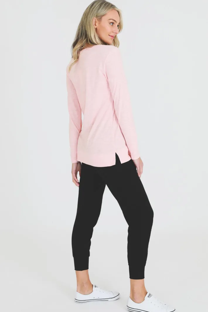 3rd Story Leah V Neck T Shirt< Long Sleeves