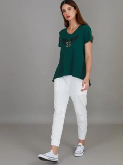 3rd Story Leane 3S Wing Print T Shirt< Short Sleeves