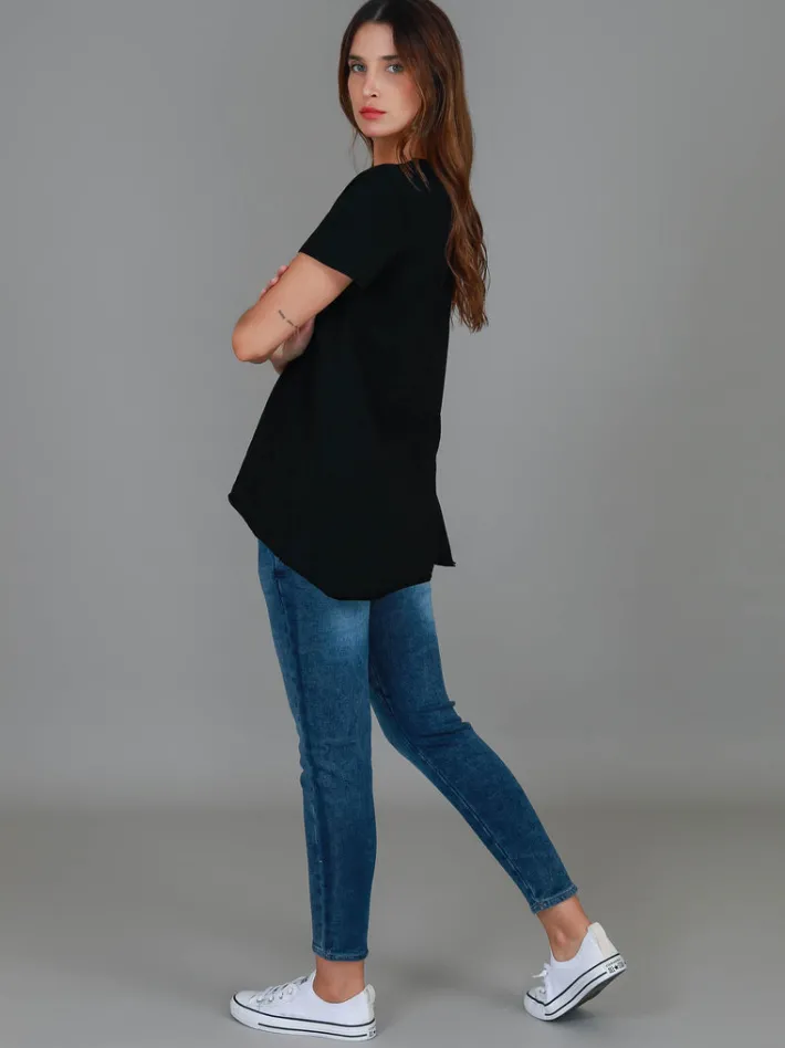 3rd Story Leane 3S Wing Print T Shirt< Short Sleeves