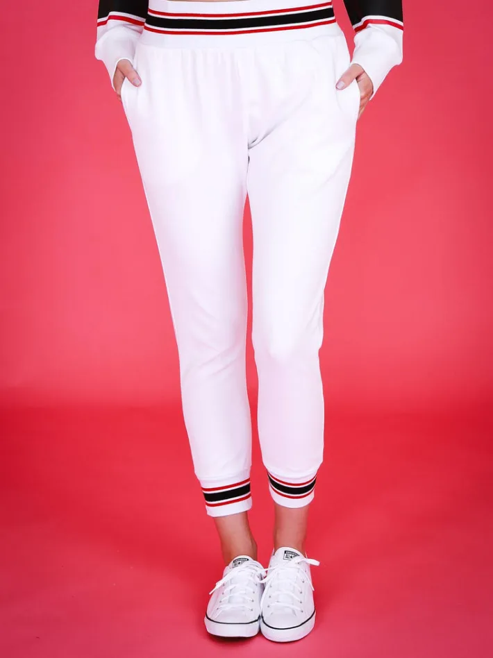 3rd Story Lena Stripe Rib Jogger< Sweatpants|Joggers