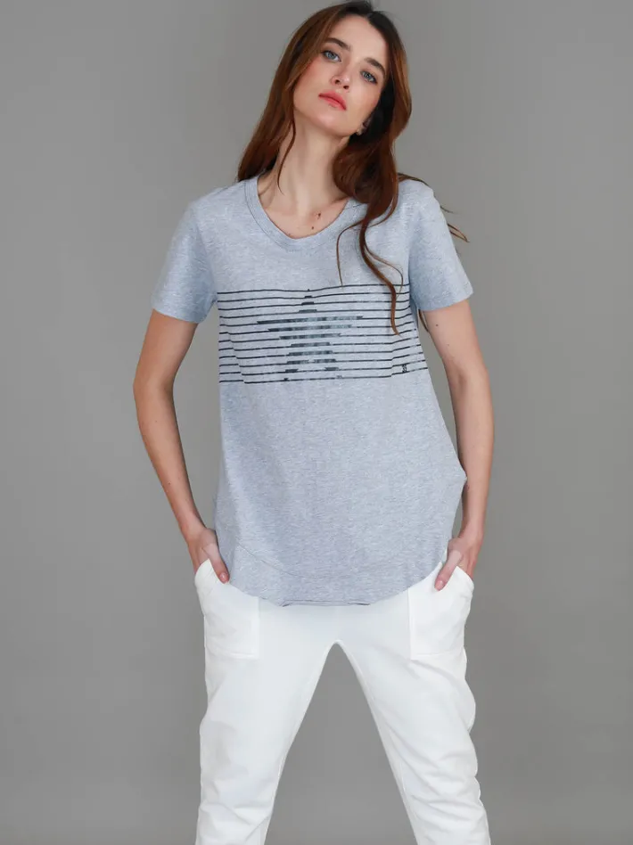 3rd Story Lily Star T Shirt< Short Sleeves