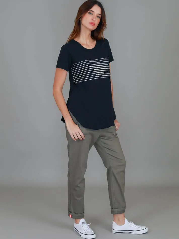 3rd Story Lily Star T Shirt< Short Sleeves