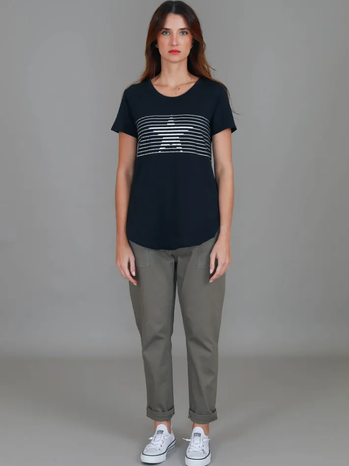 3rd Story Lily Star T Shirt< Short Sleeves