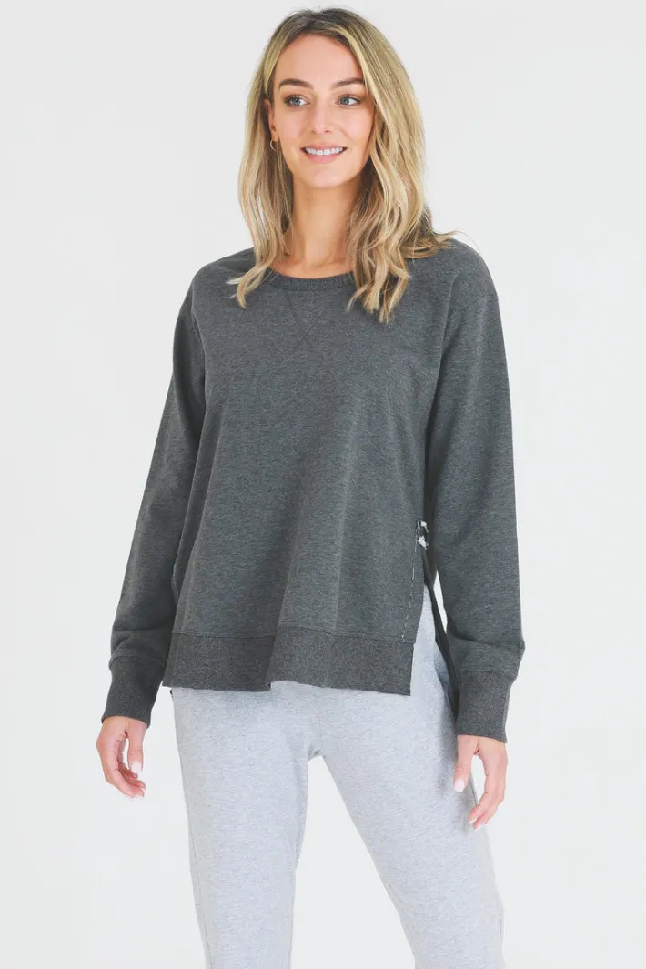 3rd Story London Side Split Sweatshirt< Sweatshirts|Sweatshirts