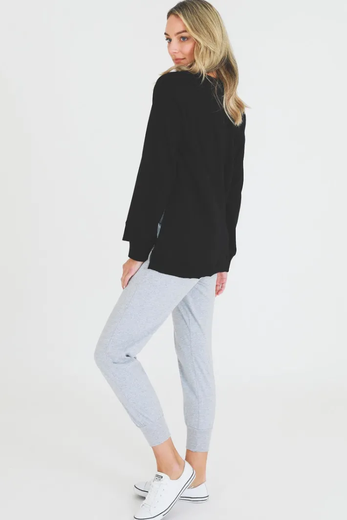 3rd Story London Side Split Sweatshirt< Sweatshirts|Sweatshirts