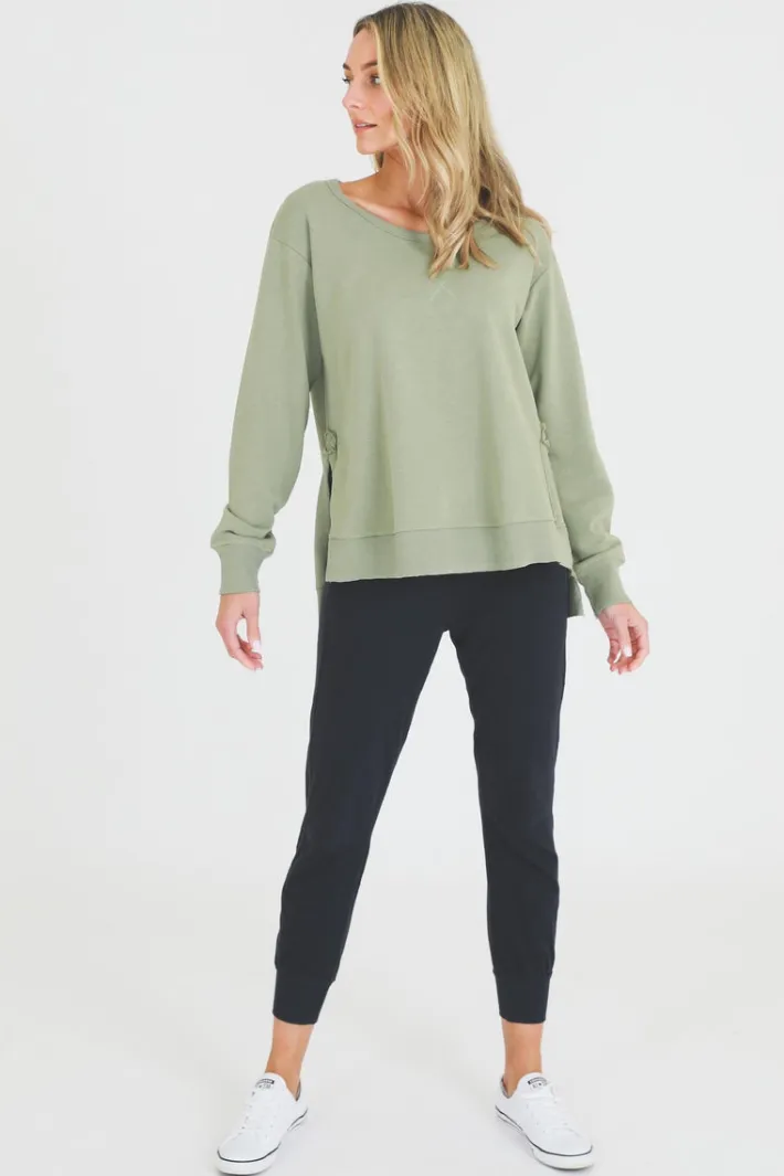 3rd Story London Side Split Sweatshirt< Sweatshirts|Sweatshirts