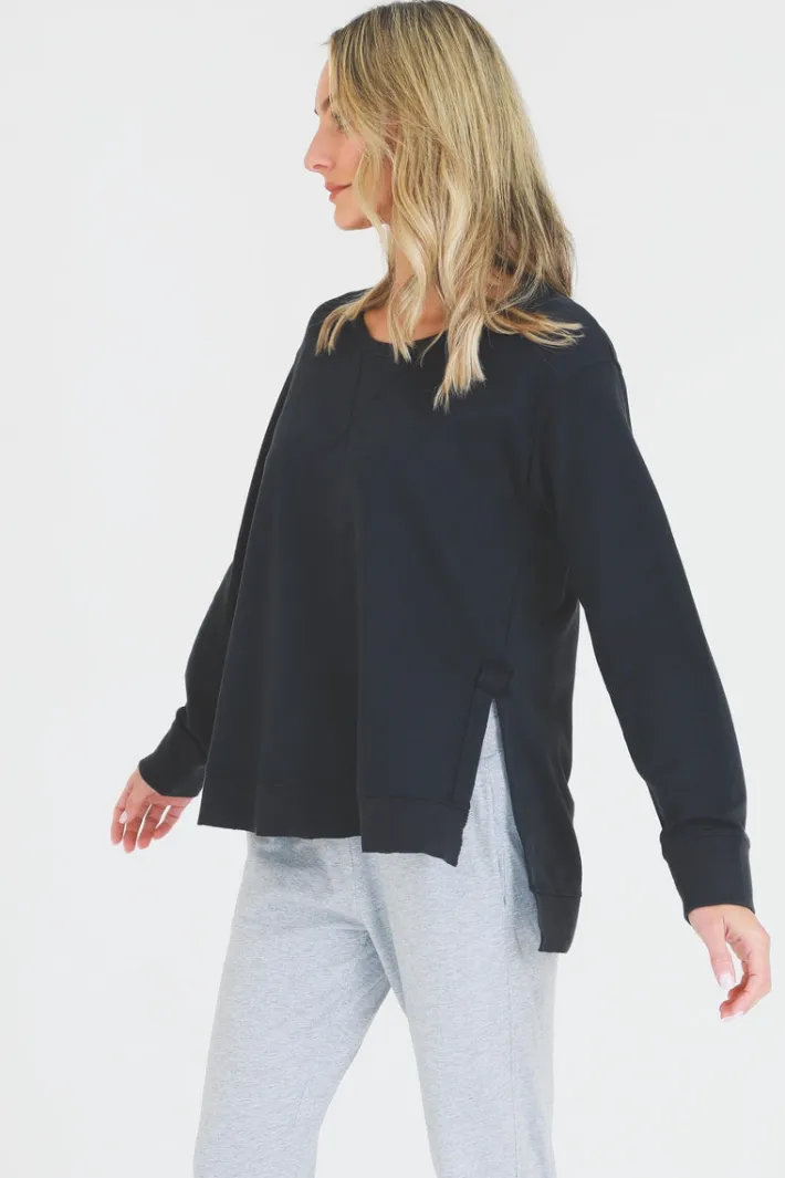 3rd Story London Side Split Sweatshirt< Sweatshirts|Sweatshirts
