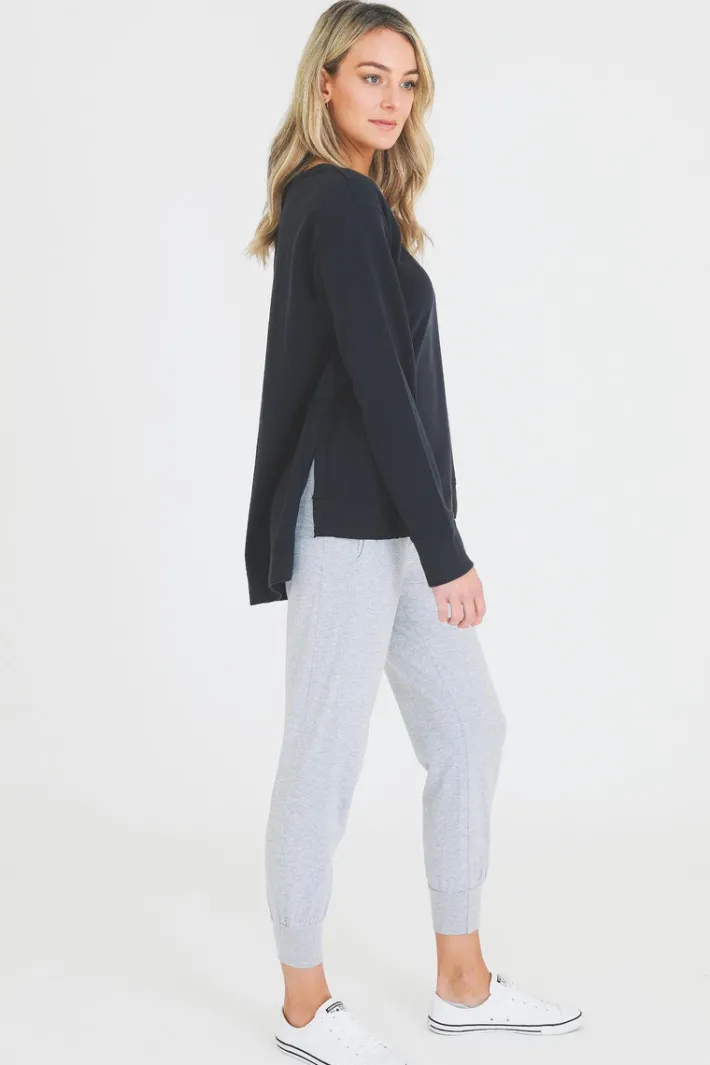 3rd Story London Side Split Sweatshirt< Sweatshirts|Sweatshirts