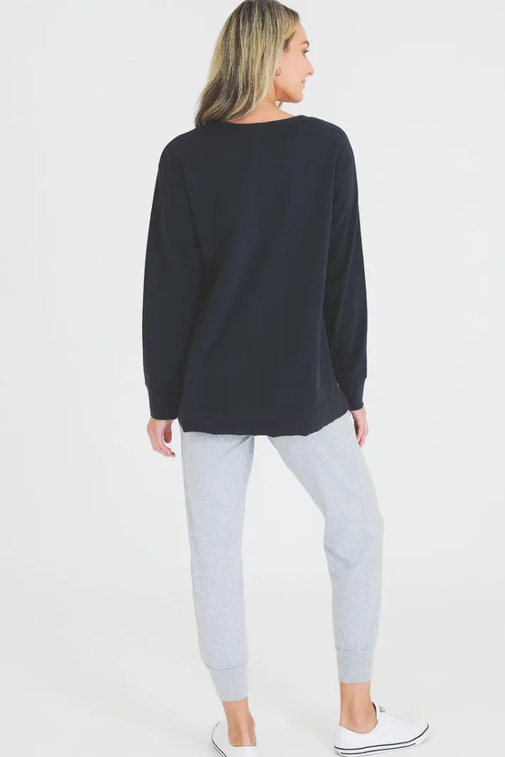 3rd Story London Side Split Sweatshirt< Sweatshirts|Sweatshirts
