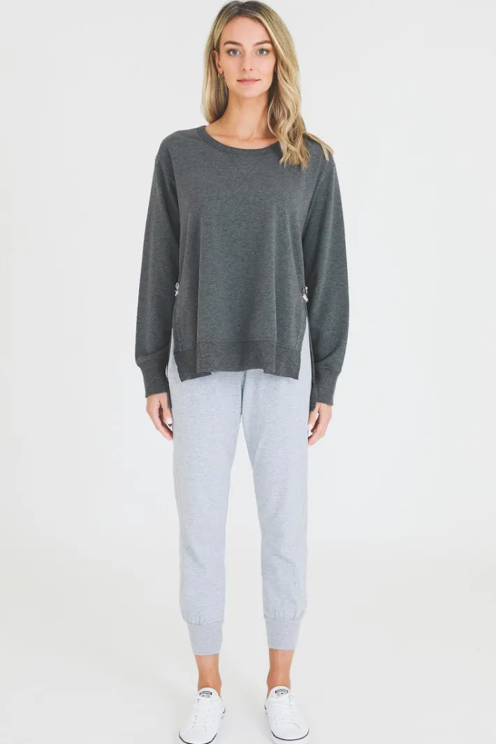 3rd Story London Side Split Sweatshirt< Sweatshirts|Sweatshirts
