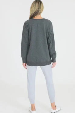 3rd Story London Side Split Sweatshirt< Sweatshirts|Sweatshirts