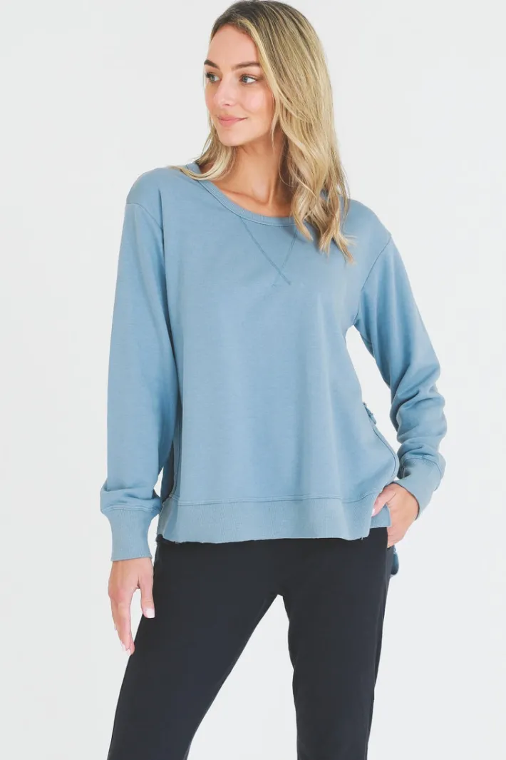 3rd Story London Side Split Sweatshirt< Sweatshirts|Sweatshirts