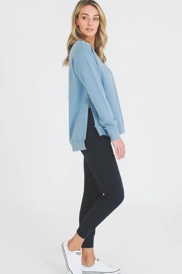 3rd Story London Side Split Sweatshirt< Sweatshirts|Sweatshirts