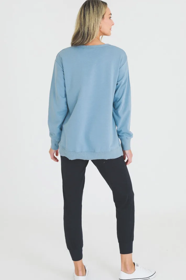 3rd Story London Side Split Sweatshirt< Sweatshirts|Sweatshirts