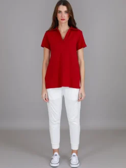 3rd Story Lulu Polo T Shirt< Short Sleeves