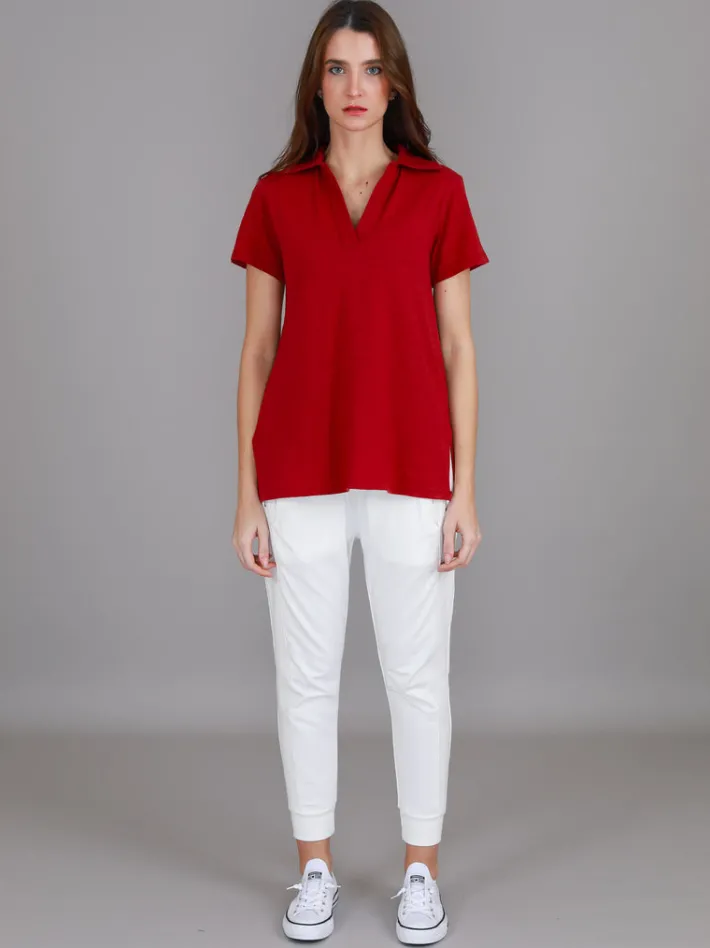 3rd Story Lulu Polo T Shirt< Short Sleeves