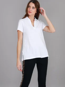 3rd Story Lulu Polo T Shirt< Short Sleeves